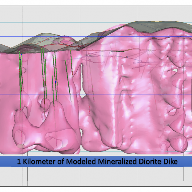Mineralized Diorite Dike Model